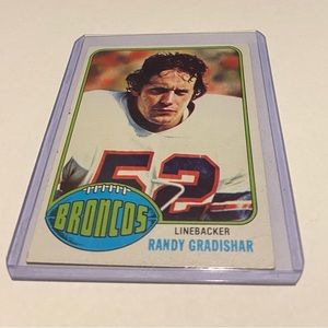 Randy Gradishar HOF Rookie 1976 Topps Football Card Vintage Collectible